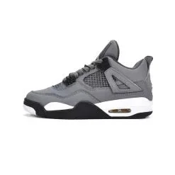 Nike Air Jordan 4 Grey/Black Sneakers