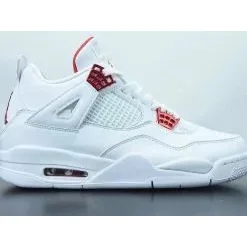 Nike Air Jordan 4 White/Red Sneakers