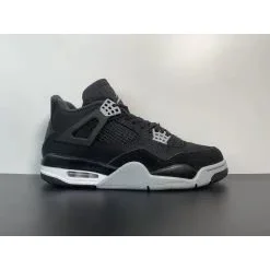 Nike Air Jordan 4 Black/White Sneakers