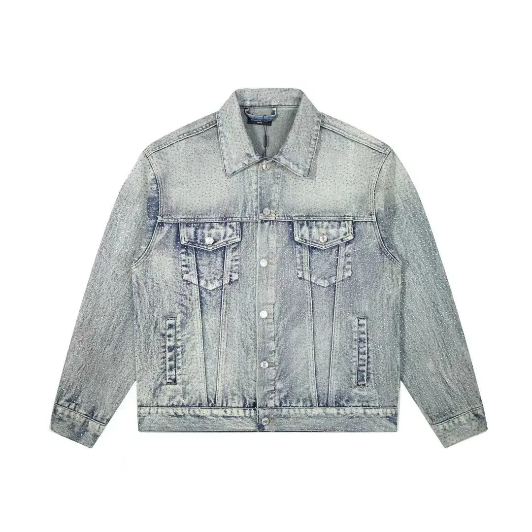 Unisex 9BA满钻 Denim Jacket