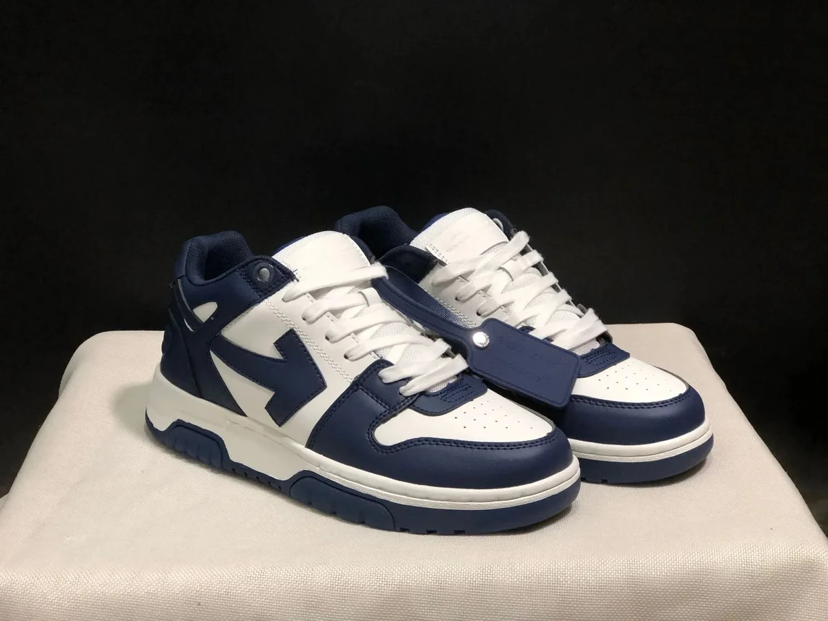 Off-White c/o Virgil Abloh ALBB-020 White/Navy Sneakers