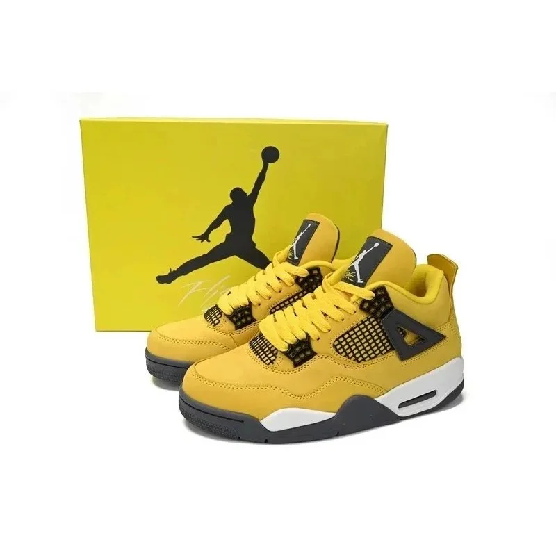 Nike Air Jordan 4 University Gold Sneakers