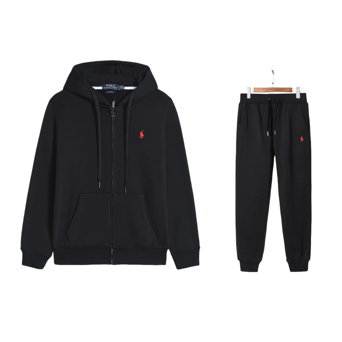 Polo Ralph Lauren Big Pony Black Track Suit