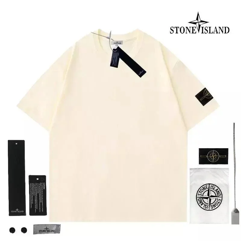 Stone Island Solid Beige T-Shirt