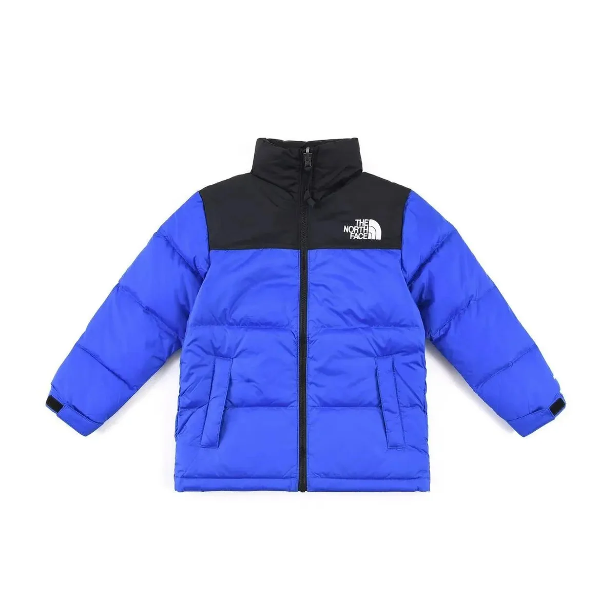 The North Face Blue/Black Nuptse Jacket