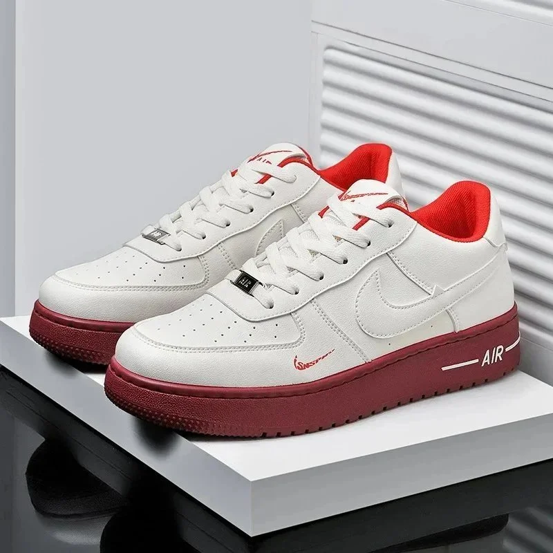 Nike Air Force 1 Sail/University Red Sneakers