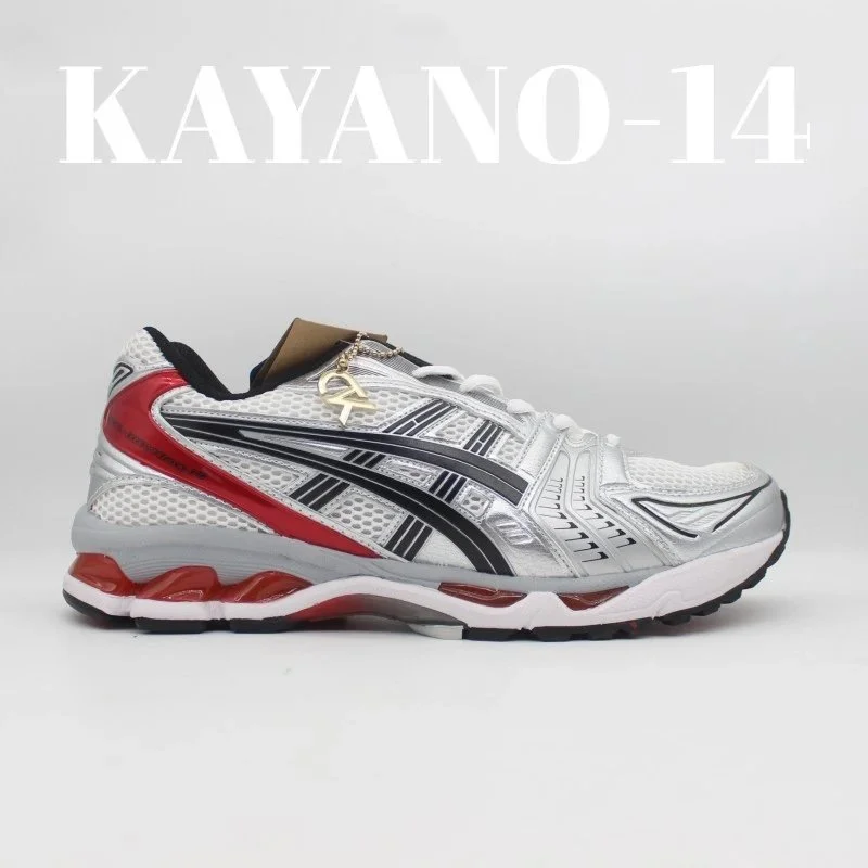 ASICS Gel-Kayano 14 White/Red Sneakers