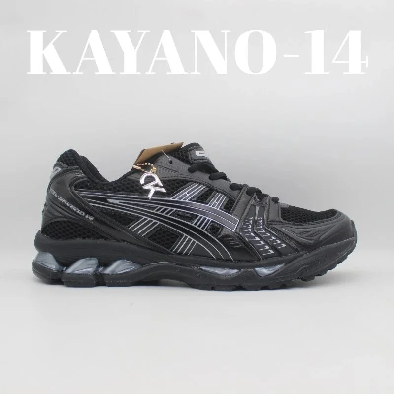 ASICS Gel-Kayano 14 Black Grey Sneakers