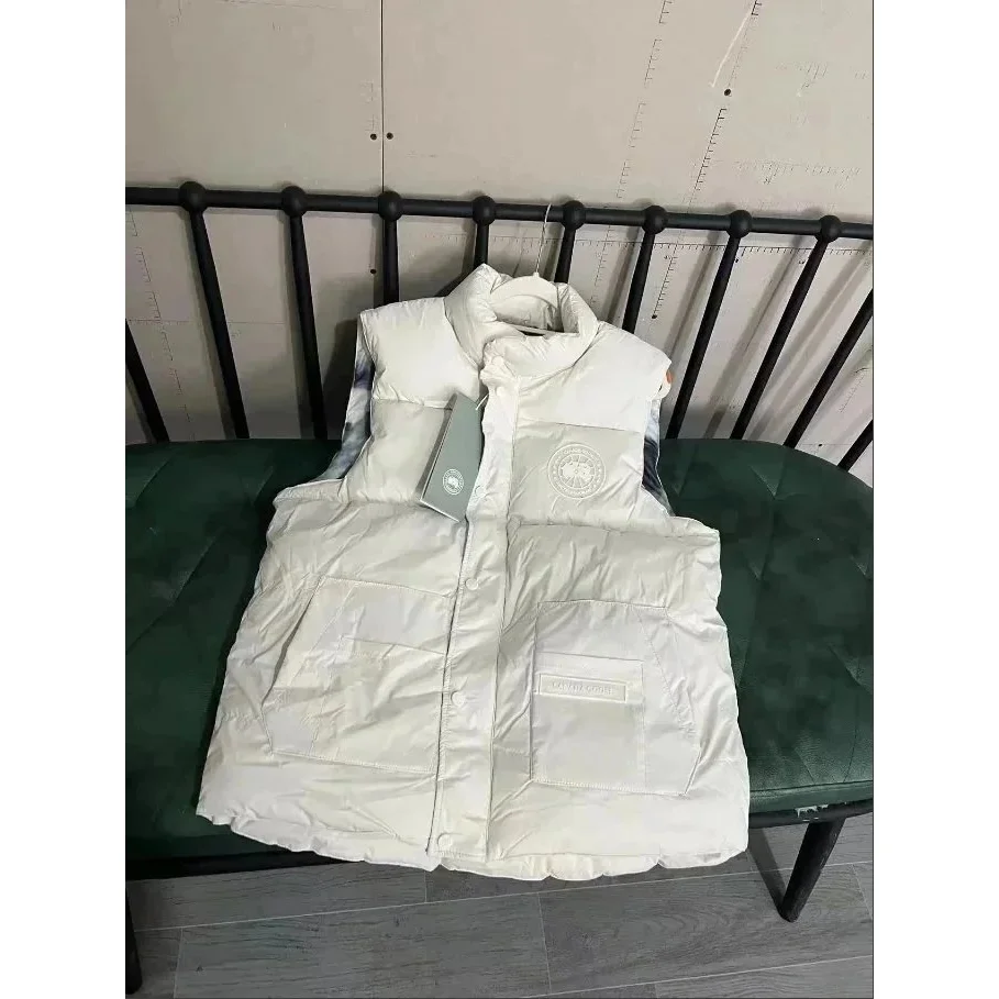 Canada Goose Expedition White Puffer Vest