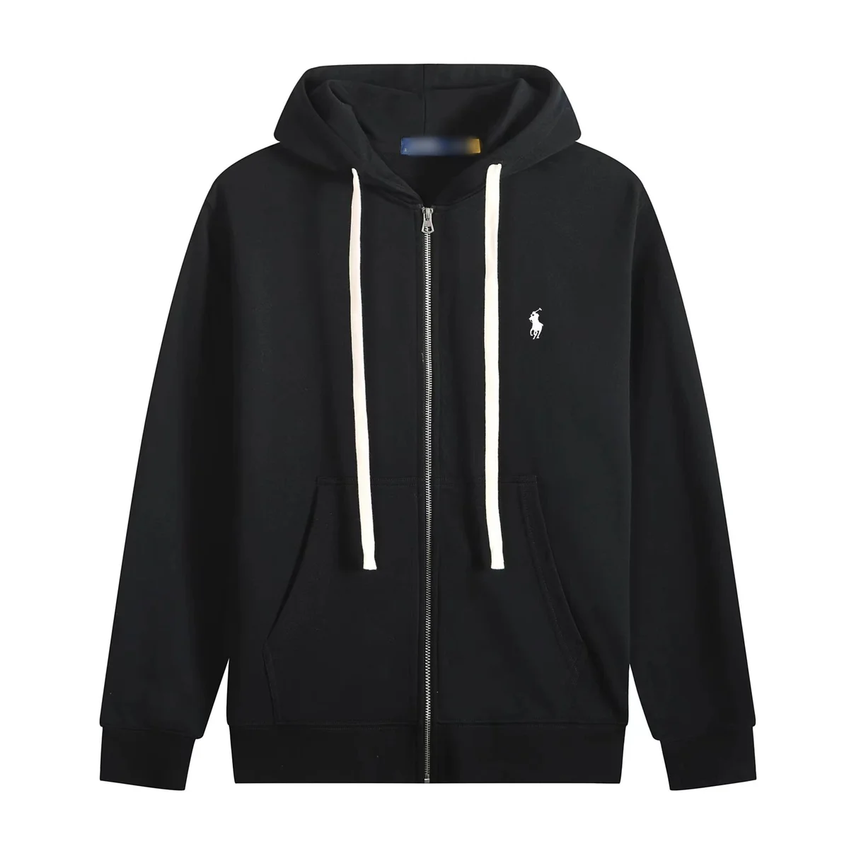 Polo Ralph Lauren Black Pony Zip-Up Hoodie