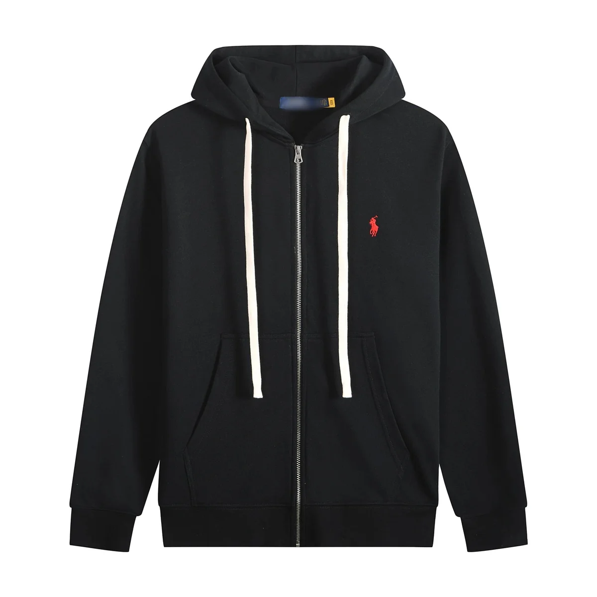 Polo Ralph Lauren Black Pony Zip-Up Hoodie