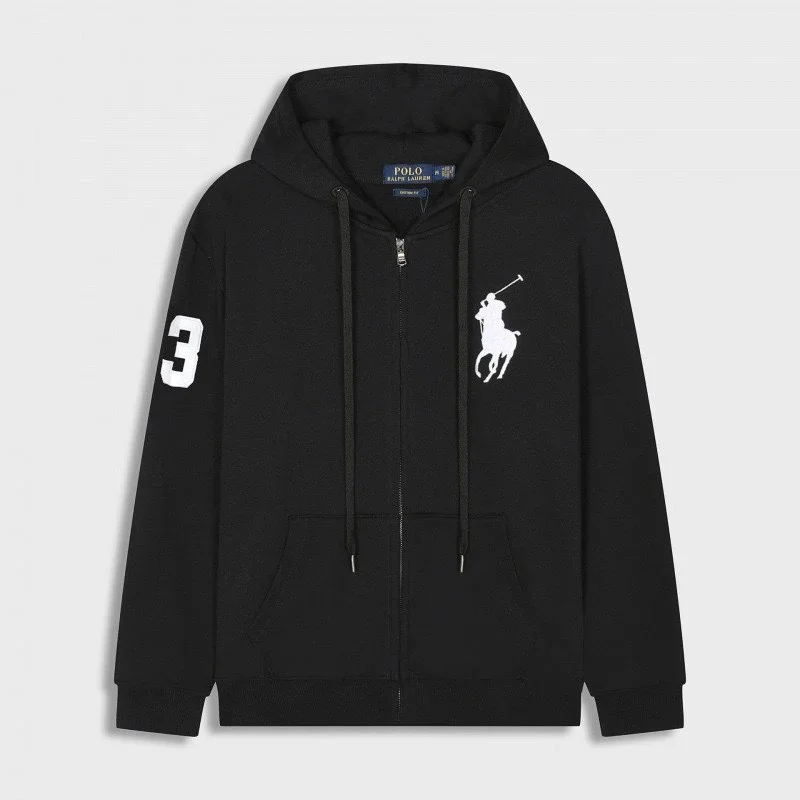 Polo Ralph Lauren Big Pony Black Hoodie