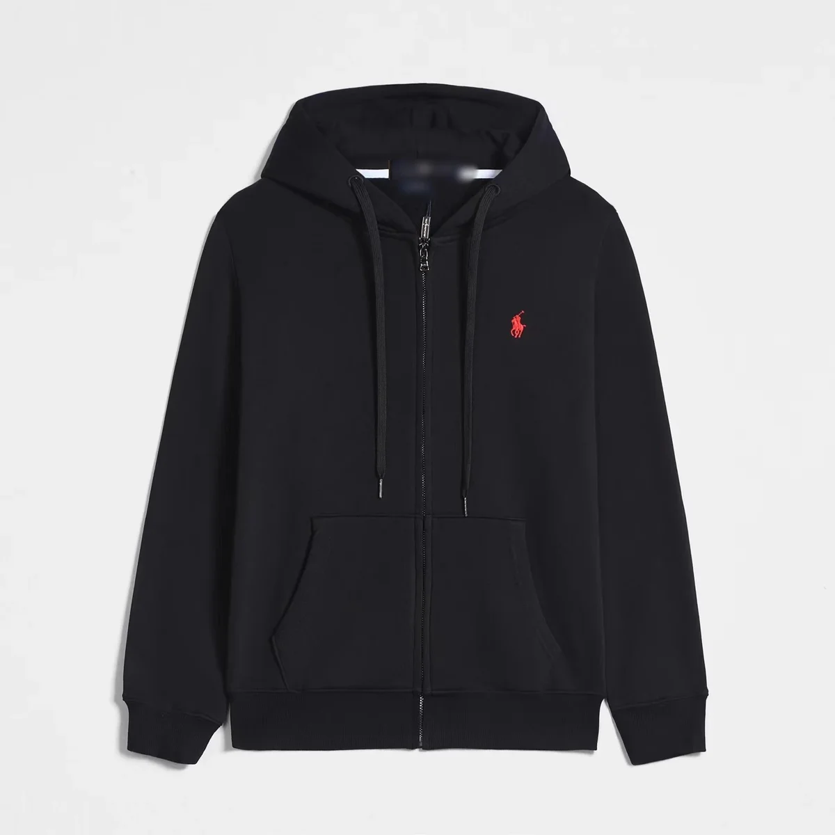 Polo Ralph Lauren Black Red Pony Hoodie