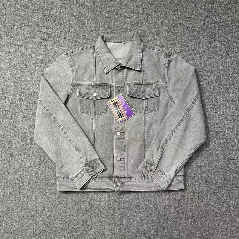 Unisex Grey Denim Jacket