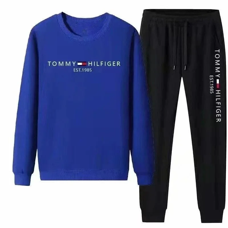 Tommy Hilfiger Blue & Black Co-ord Set