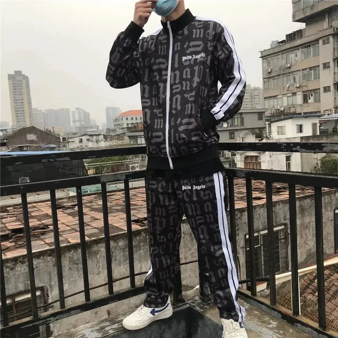 Palm Angels Palm City Black Track Suit
