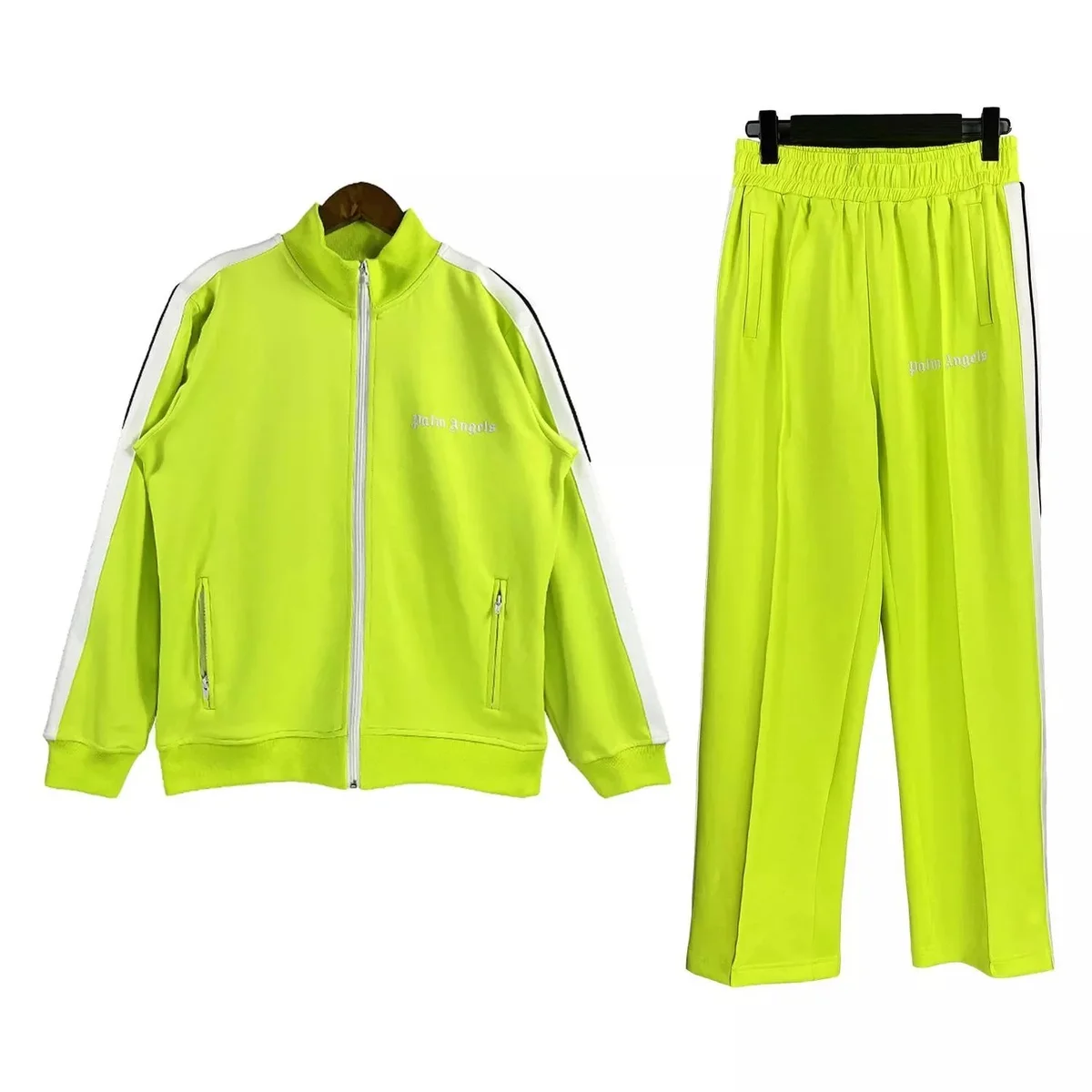 Palm Angels Track Set Lime Green 005 Tracksuit