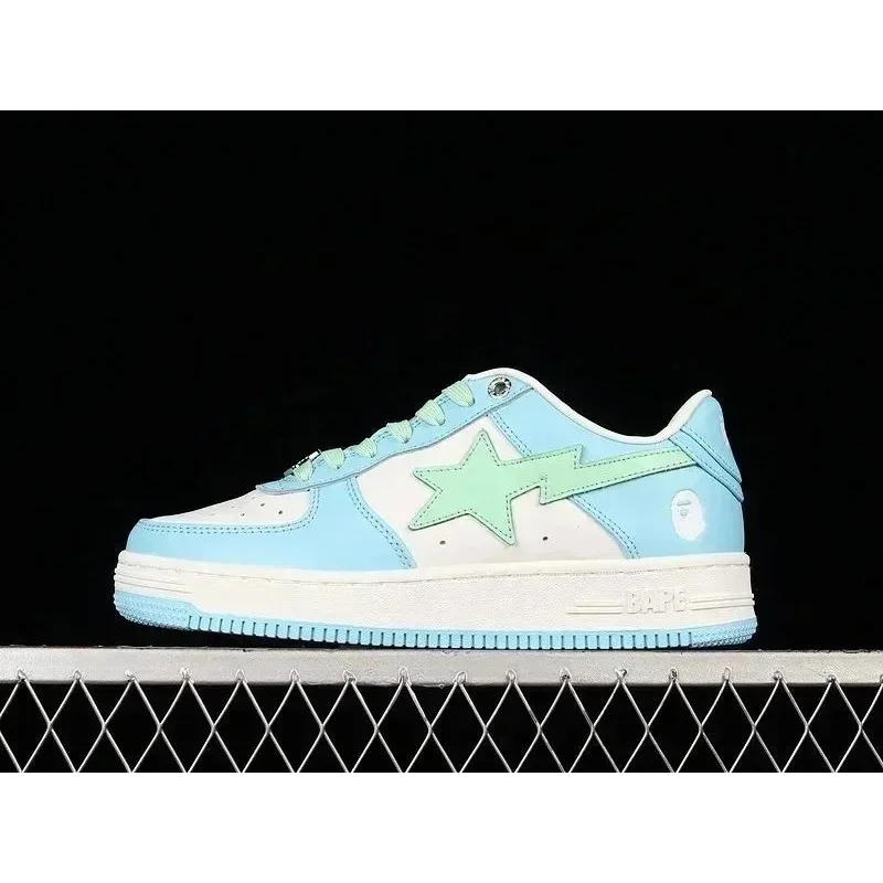 A Bathing Ape BAPE STA 5 Light Blue/White Sneakers
