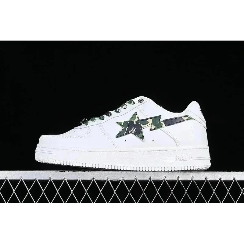 A Bathing Ape BAPE STA White/Camo Sneakers