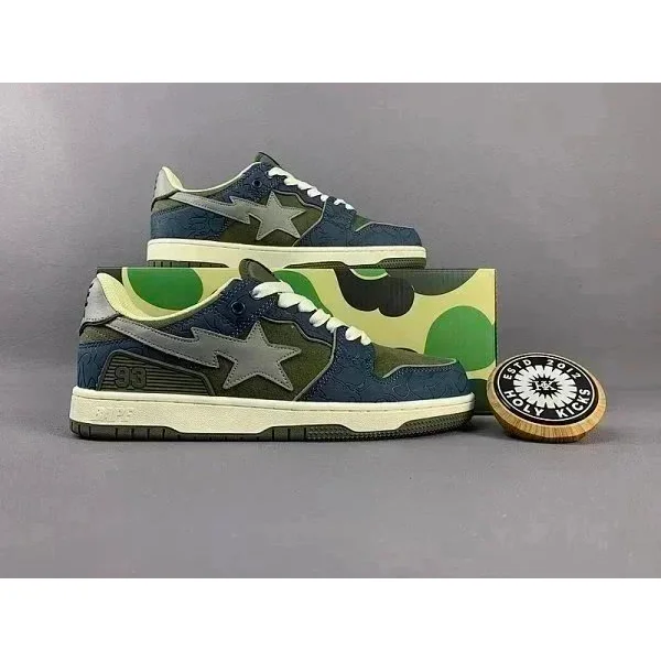 A Bathing Ape BAPE STA ABC Camo Low Sneakers