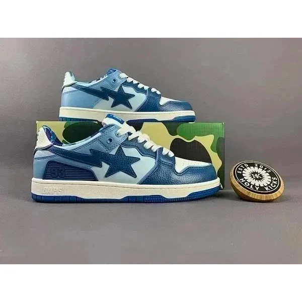 A Bathing Ape BAPE STA ABC Camo Blue Sneakers