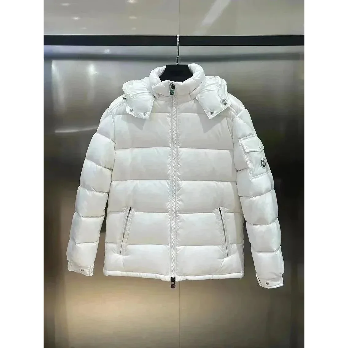 Moncler Maya White Puffer Jacket