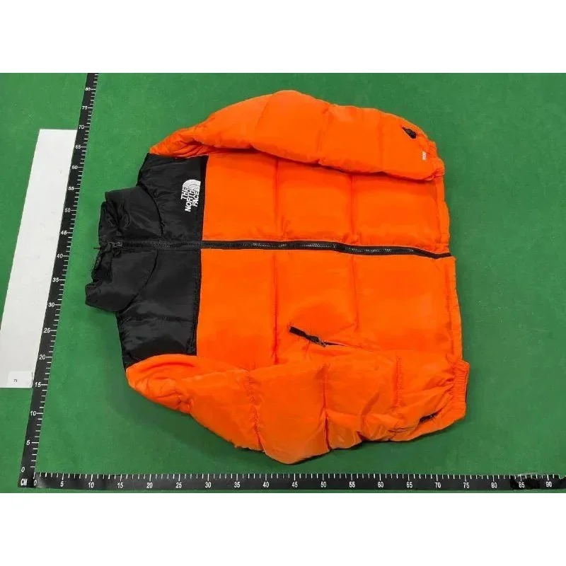 The North Face Nuptse Orange Down Jacket