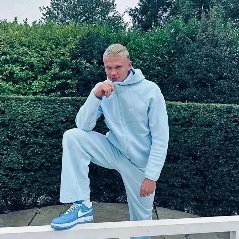 Nike Air Force 1 Light Blue Tracksuit Set