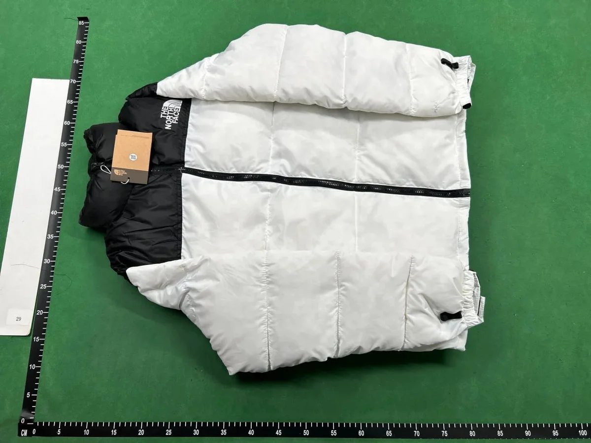 The North Face Nuptse White Parka