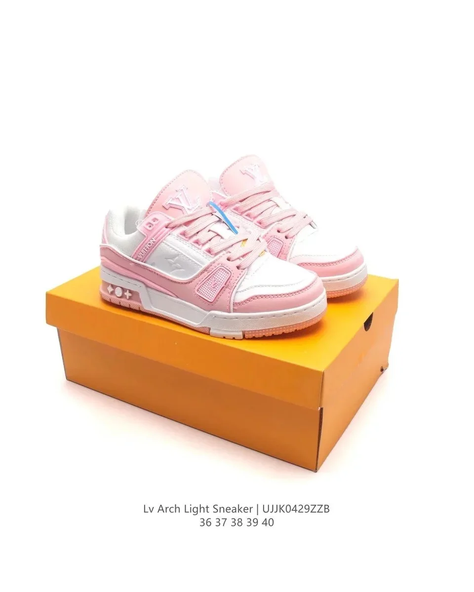 Louis Vuitton LV Trainer Lv Arch Light Sneaker Pink/White