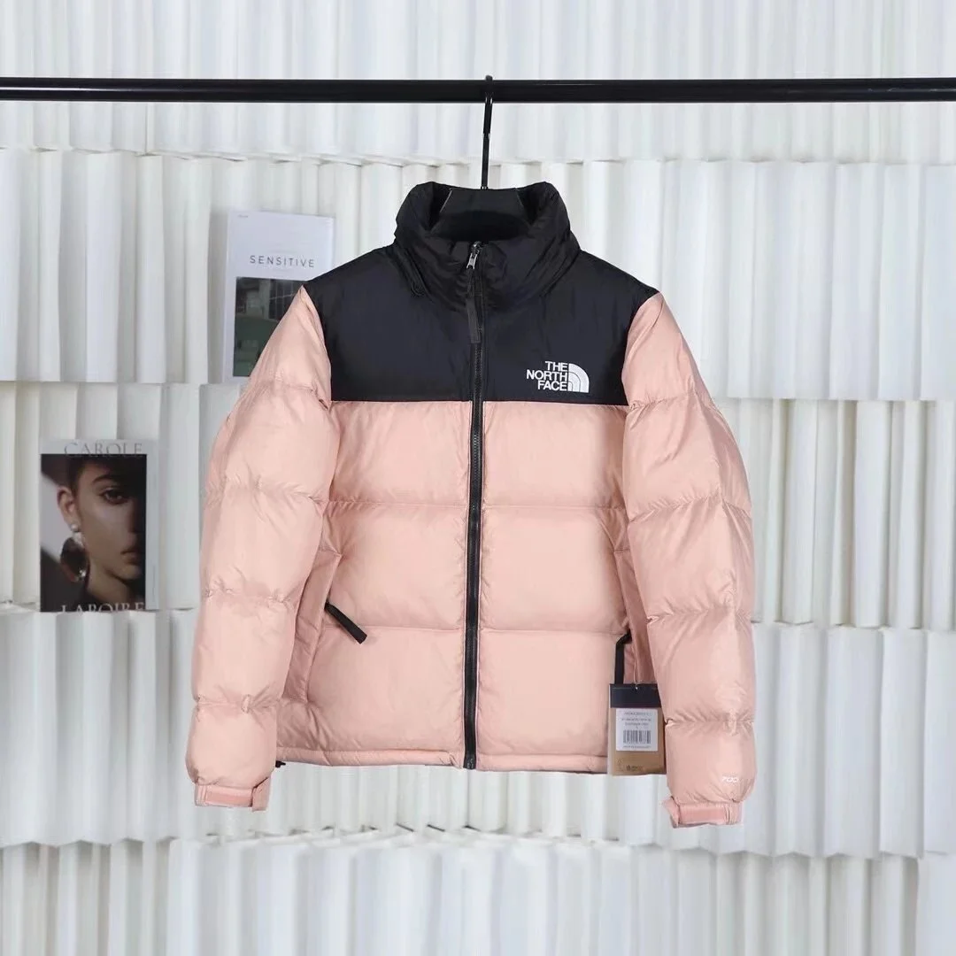 The North Face Nuptse Pink/Navy Parka