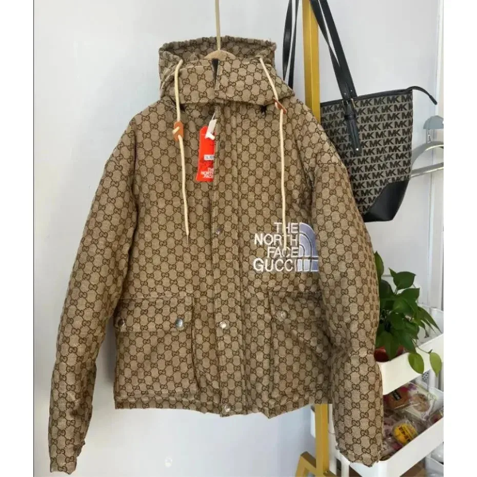 Gucci The North Face GG Monogram Parka Beige