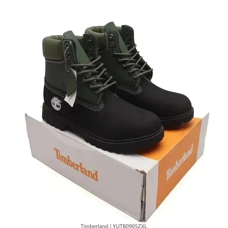 Timberland 6-Inch Premium Black Green Boots
