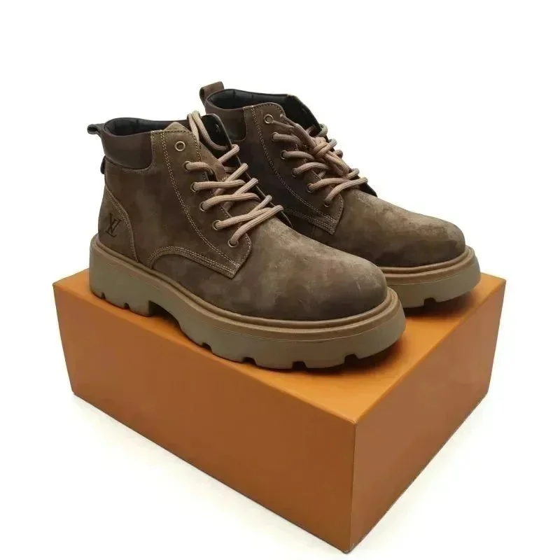 Louis Vuitton LV Trainer Brown Boots