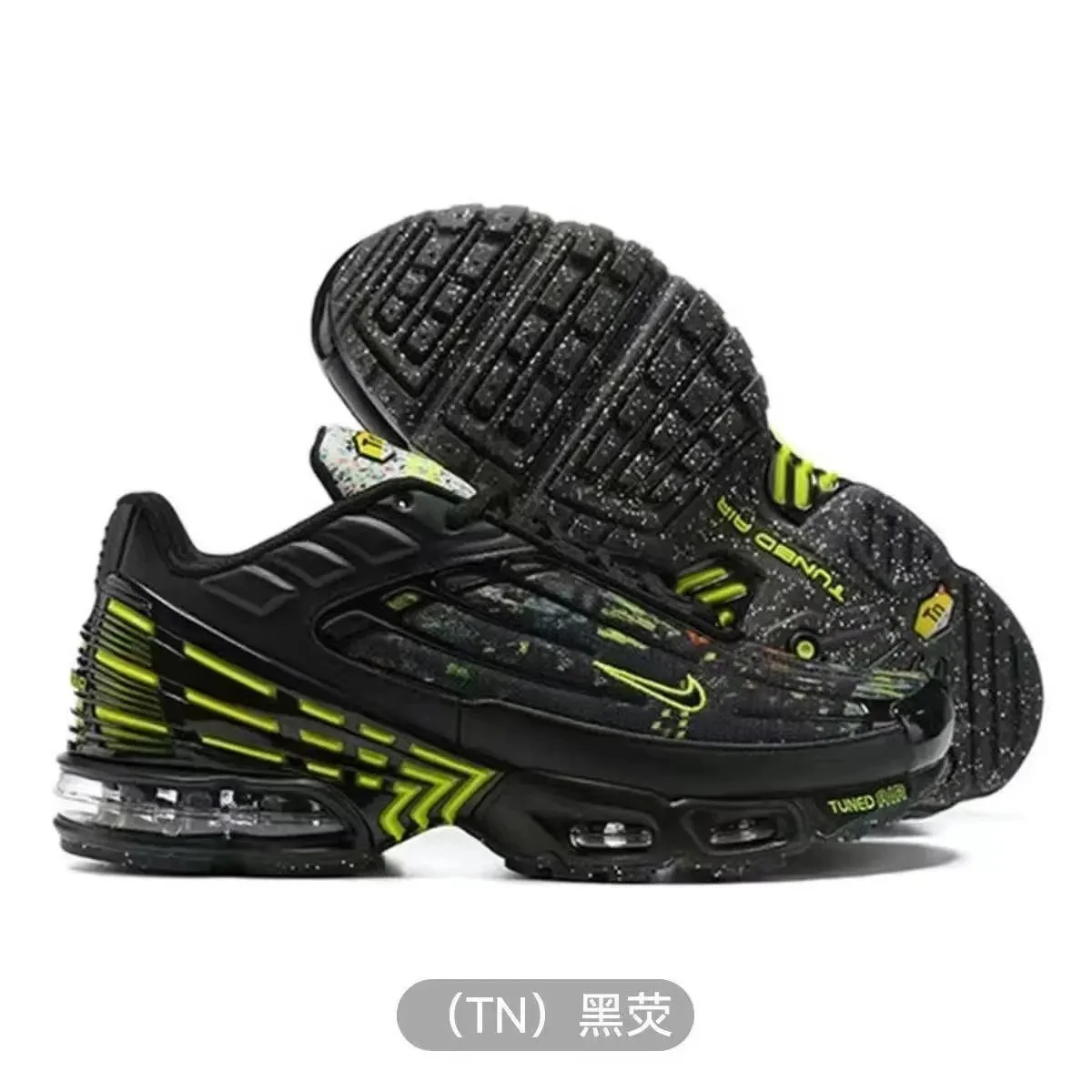 Nike Air Max Tuned Air Black Volt Sneakers