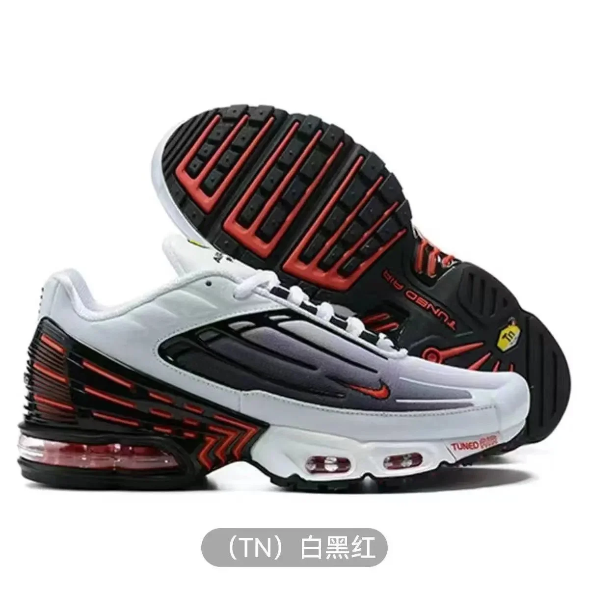 Nike Air Max Tuned Air White/Black/Red Sneakers