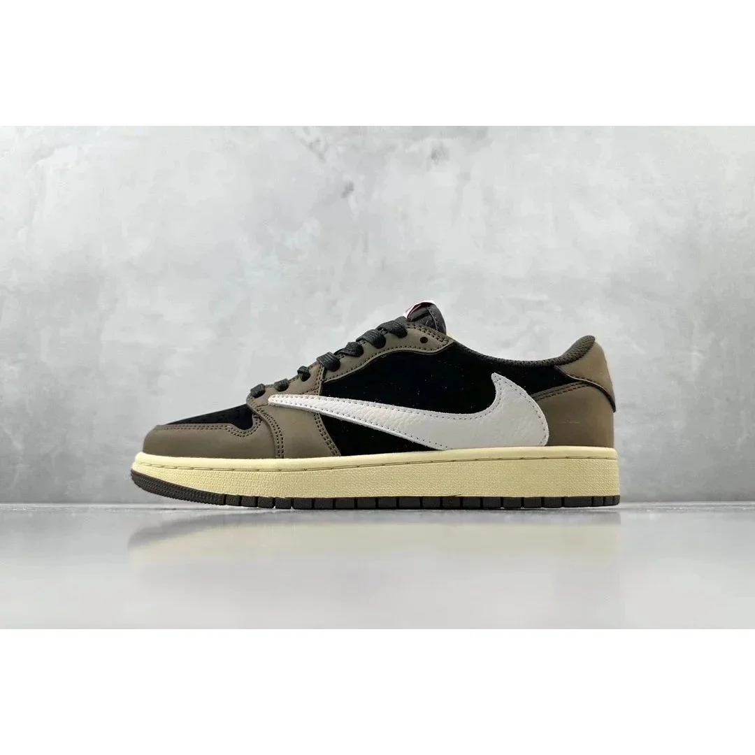Nike Air Jordan 1 Low Olive Green Sail Sneakers