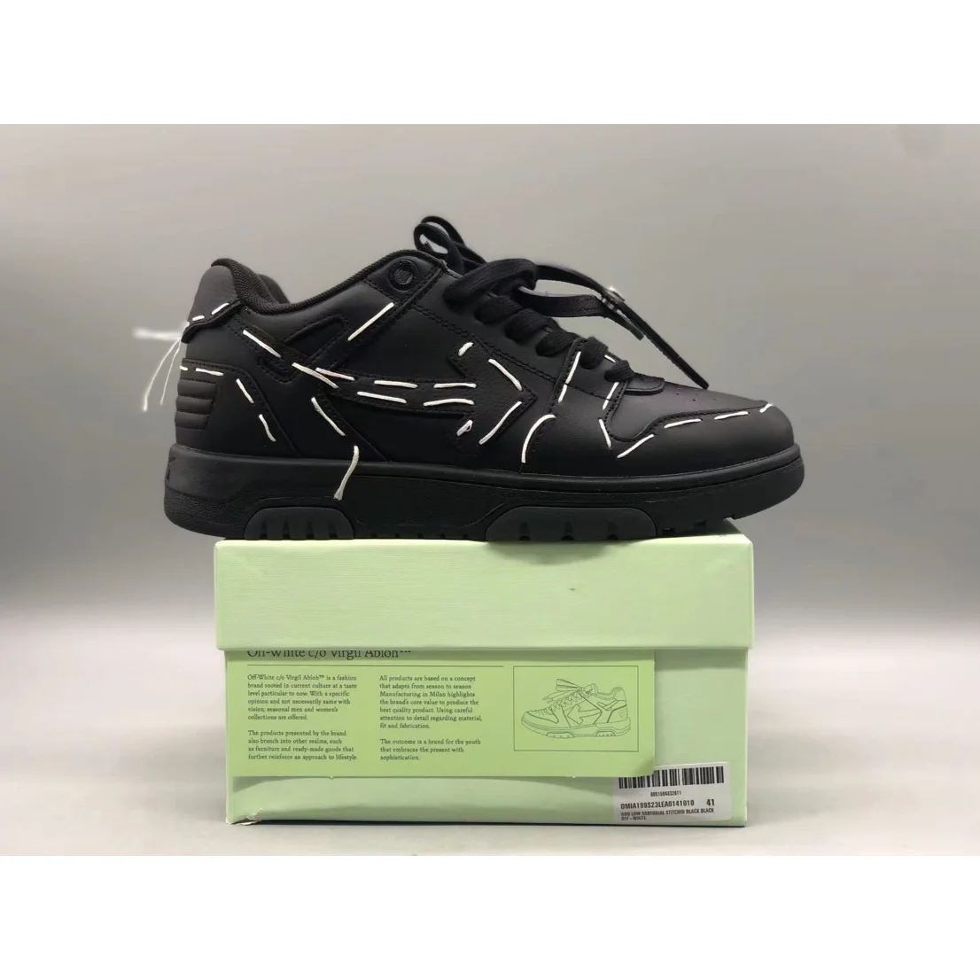 Off-White OW100 Triple Black Sneakers