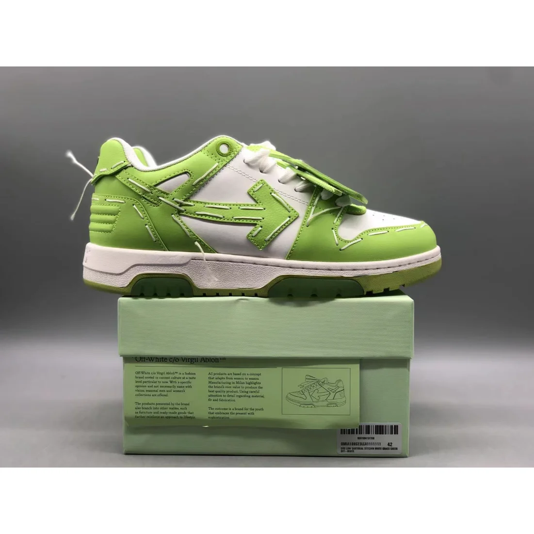 Off-White OW100 Virgil Abloh™ Lime Green Sneakers