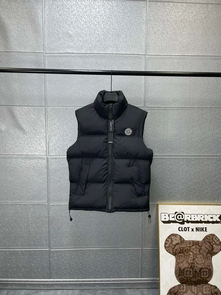 Stone Island 68-15 Black Puffer Vest
