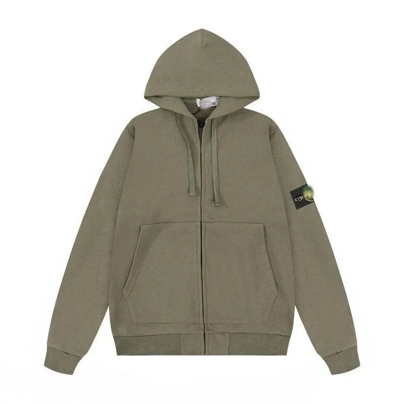 Stone Island 68-15 Olive Green Hoodie