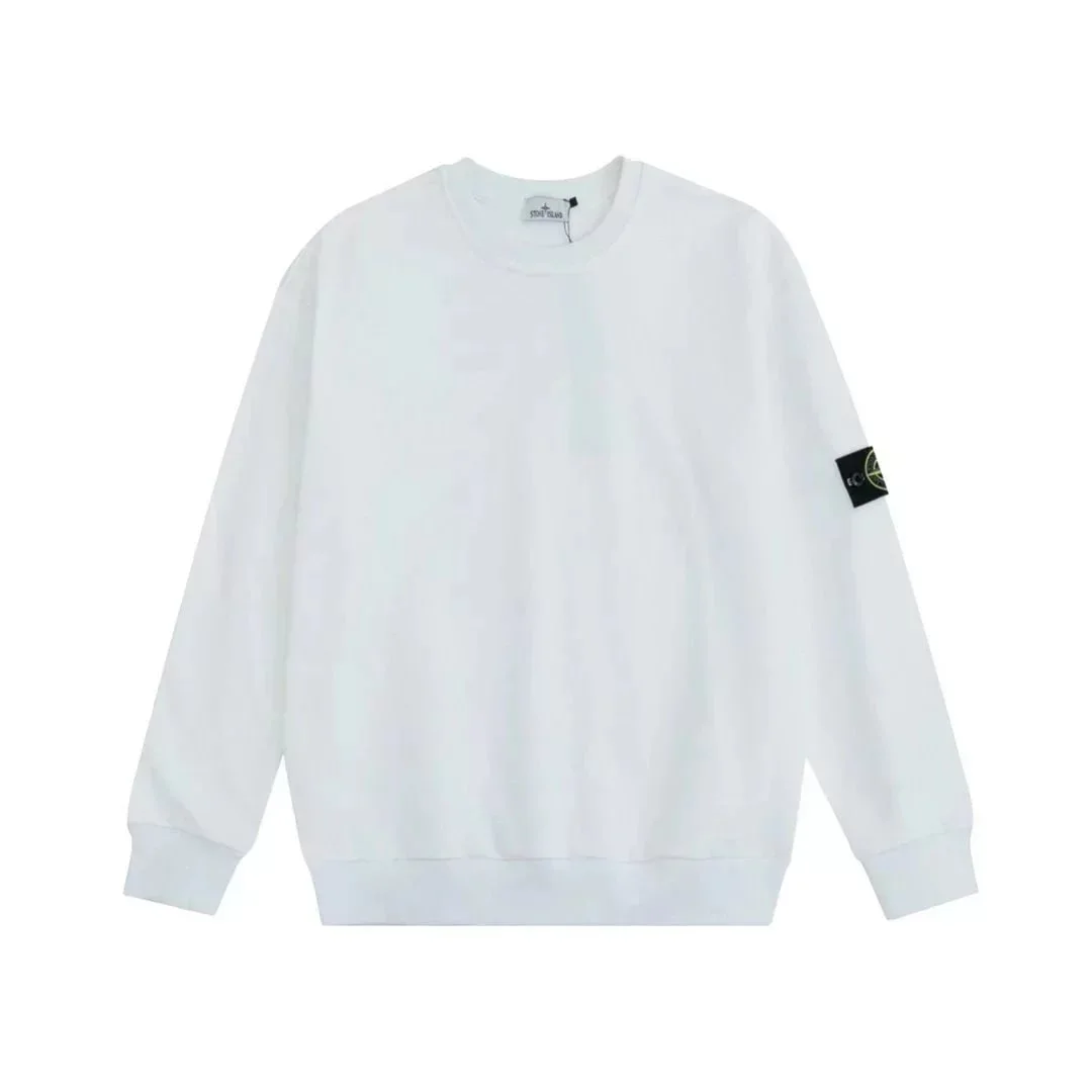 Stone Island 68-15 White Hoodie