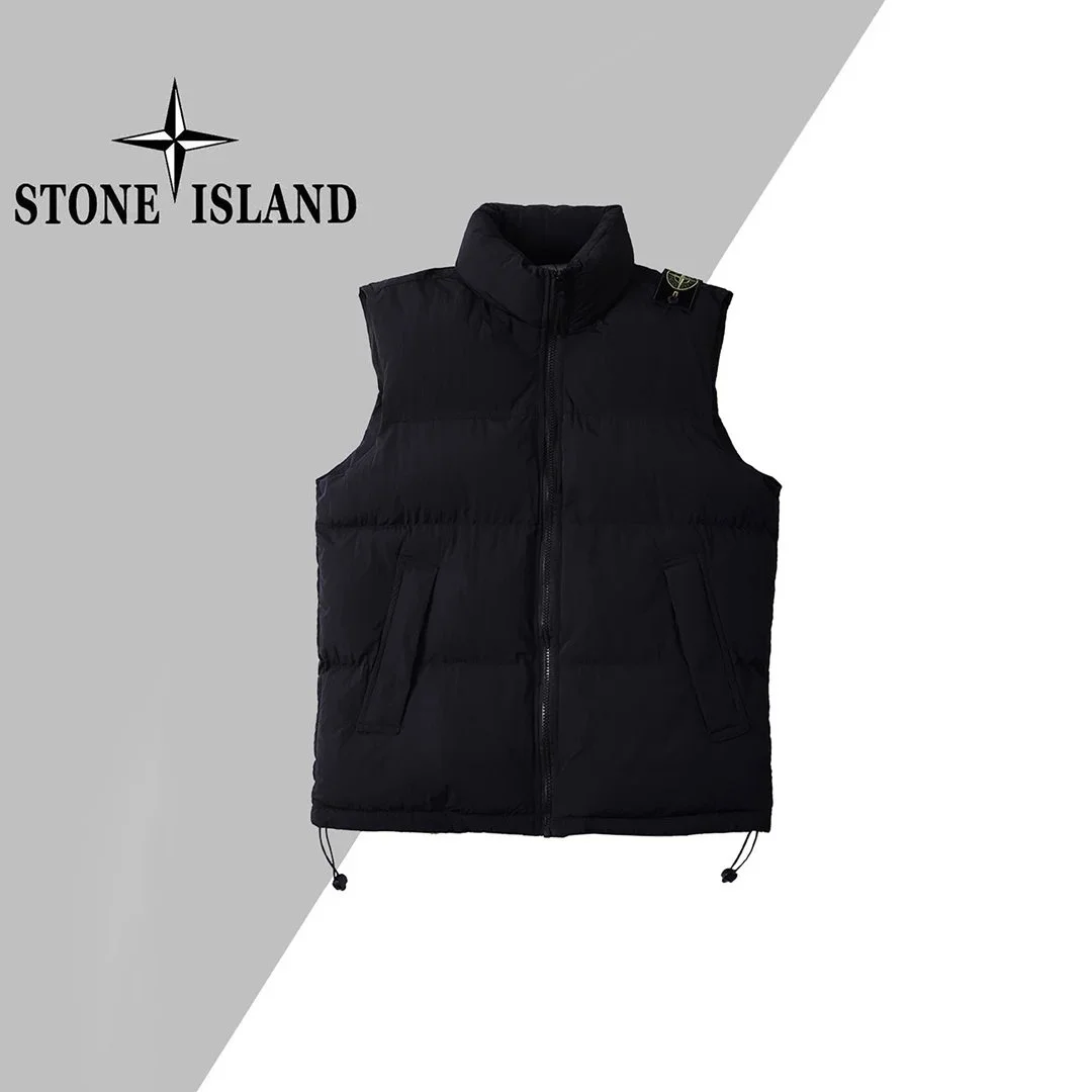Stone Island Shadow Project Black Puffer Vest