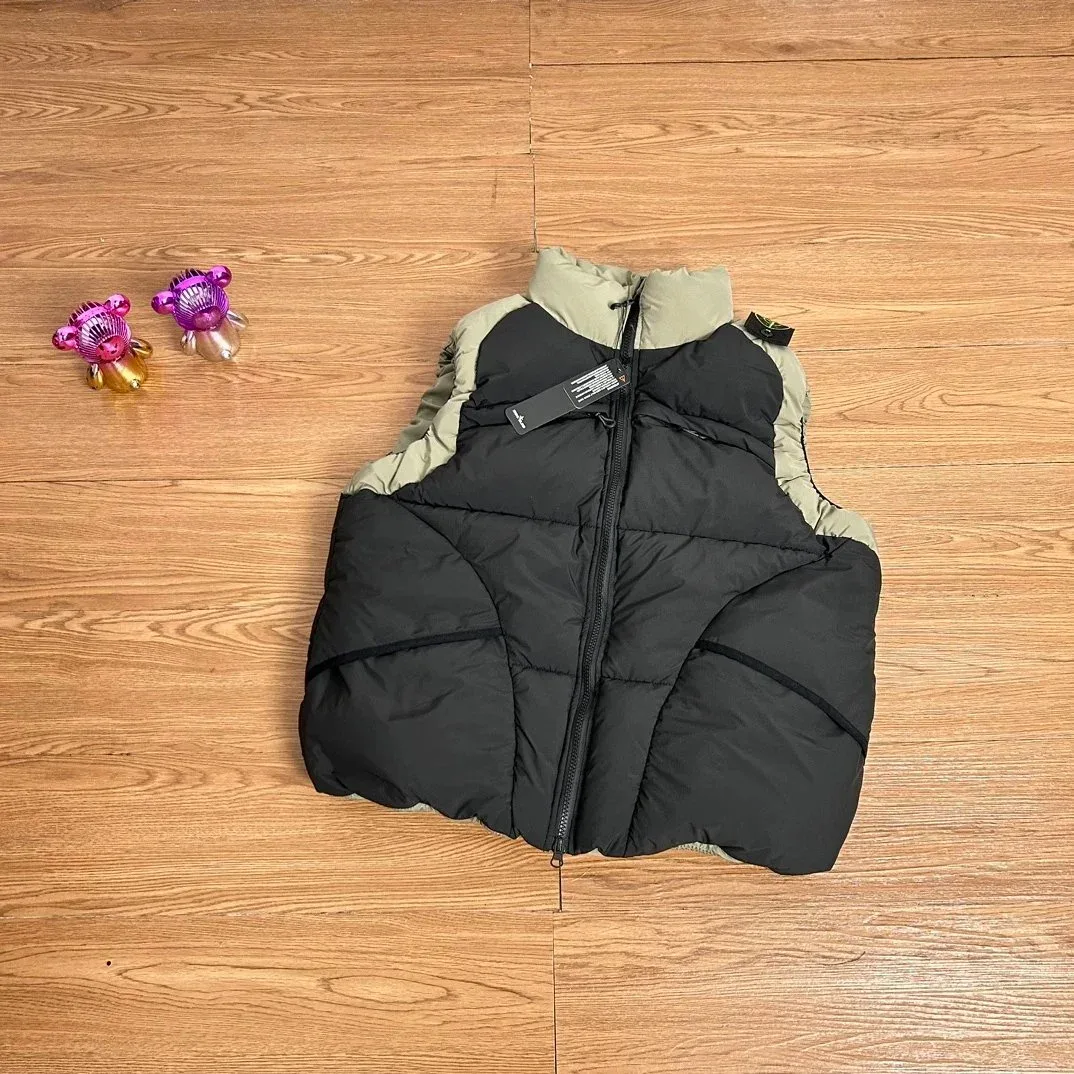 Stone Island Shadow Project Black/Grey Puffer Vest