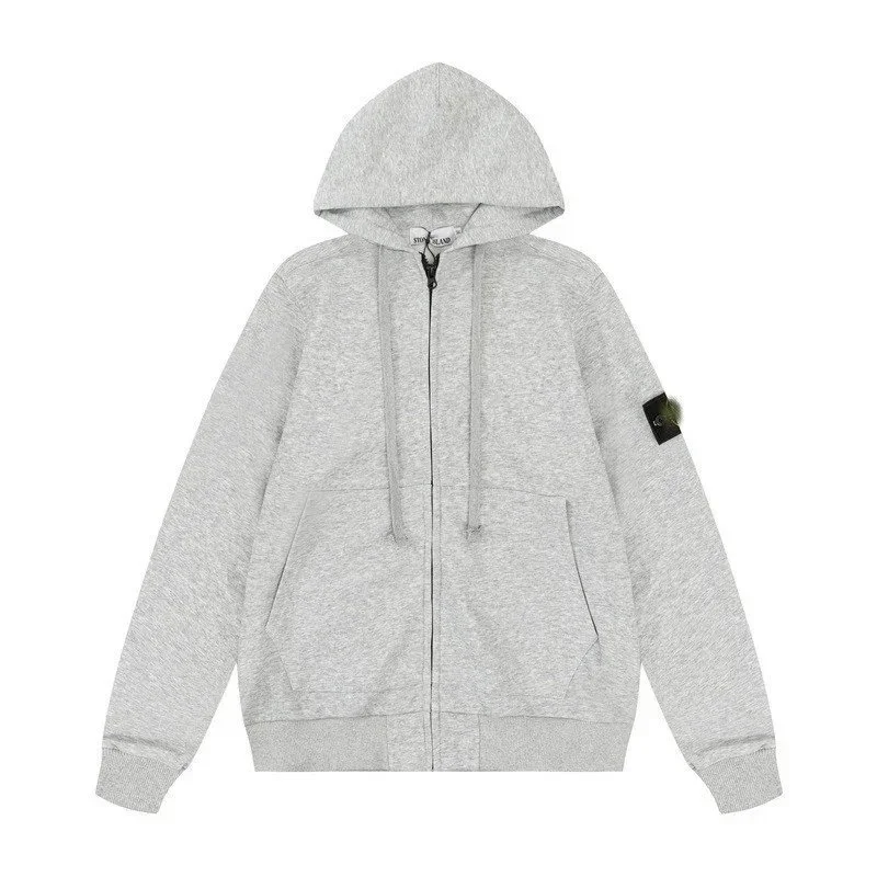 Stone Island 68-15 Grey Hoodie Sweatshirt