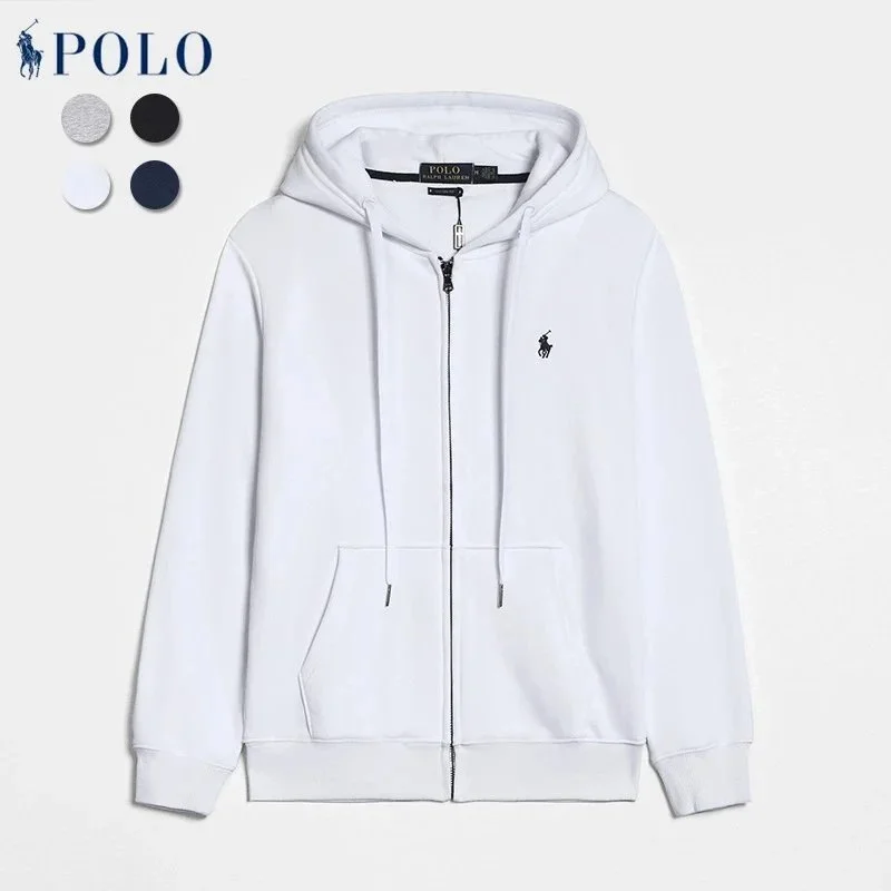 Polo Ralph Lauren White Pony Hoodie