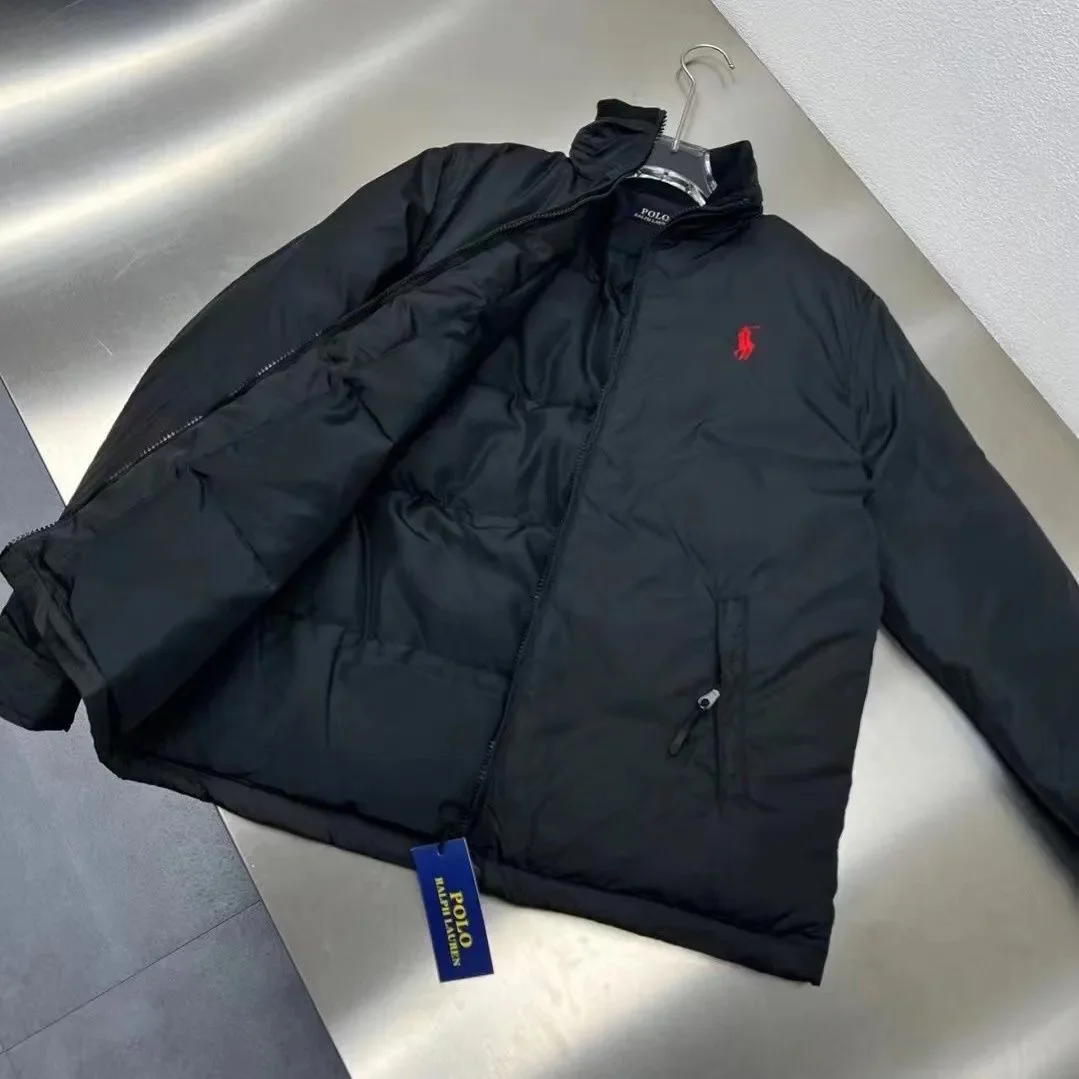 Polo Ralph Lauren Black Red Pony Parka