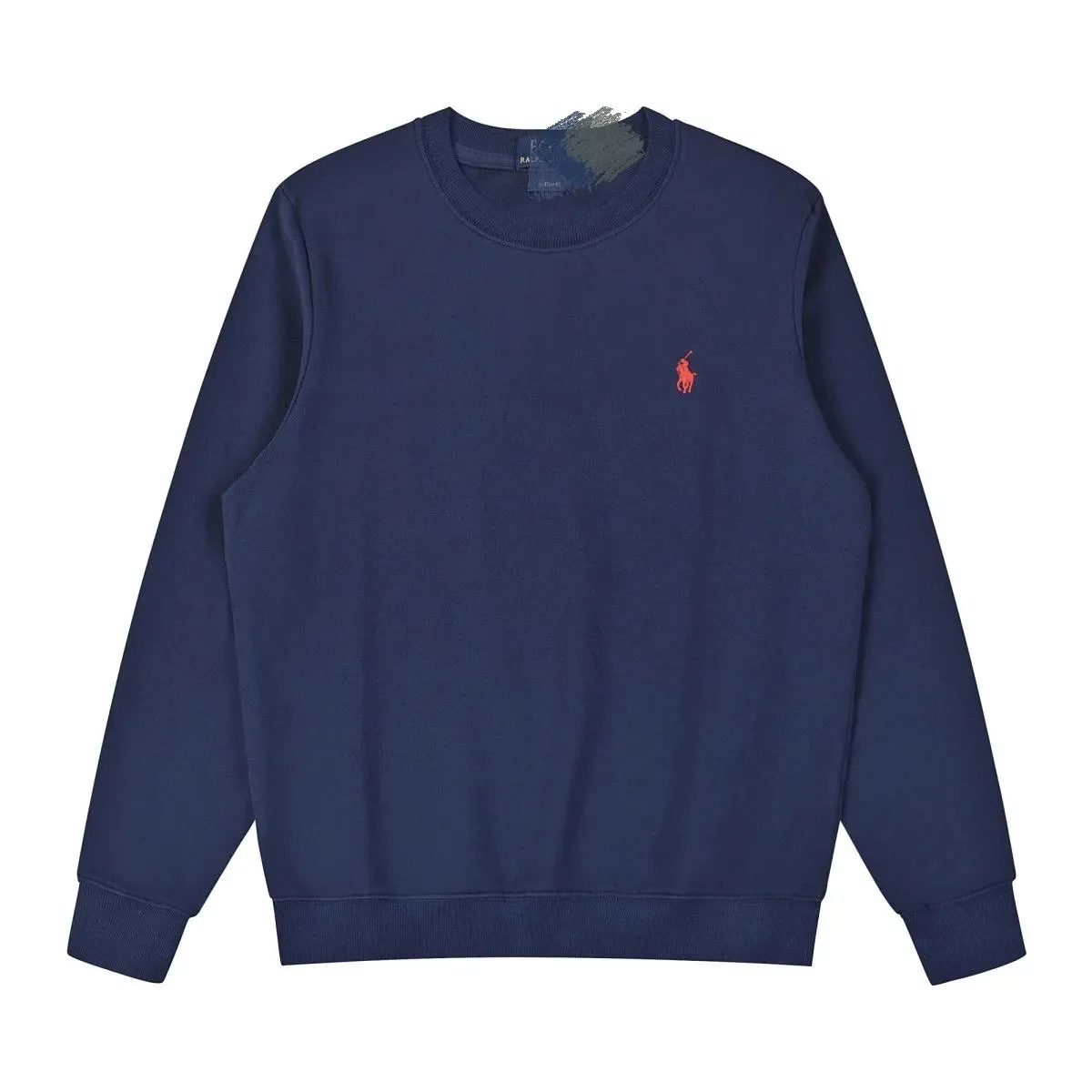 Polo Ralph Lauren Navy Red Pony Crewneck Sweatshirt