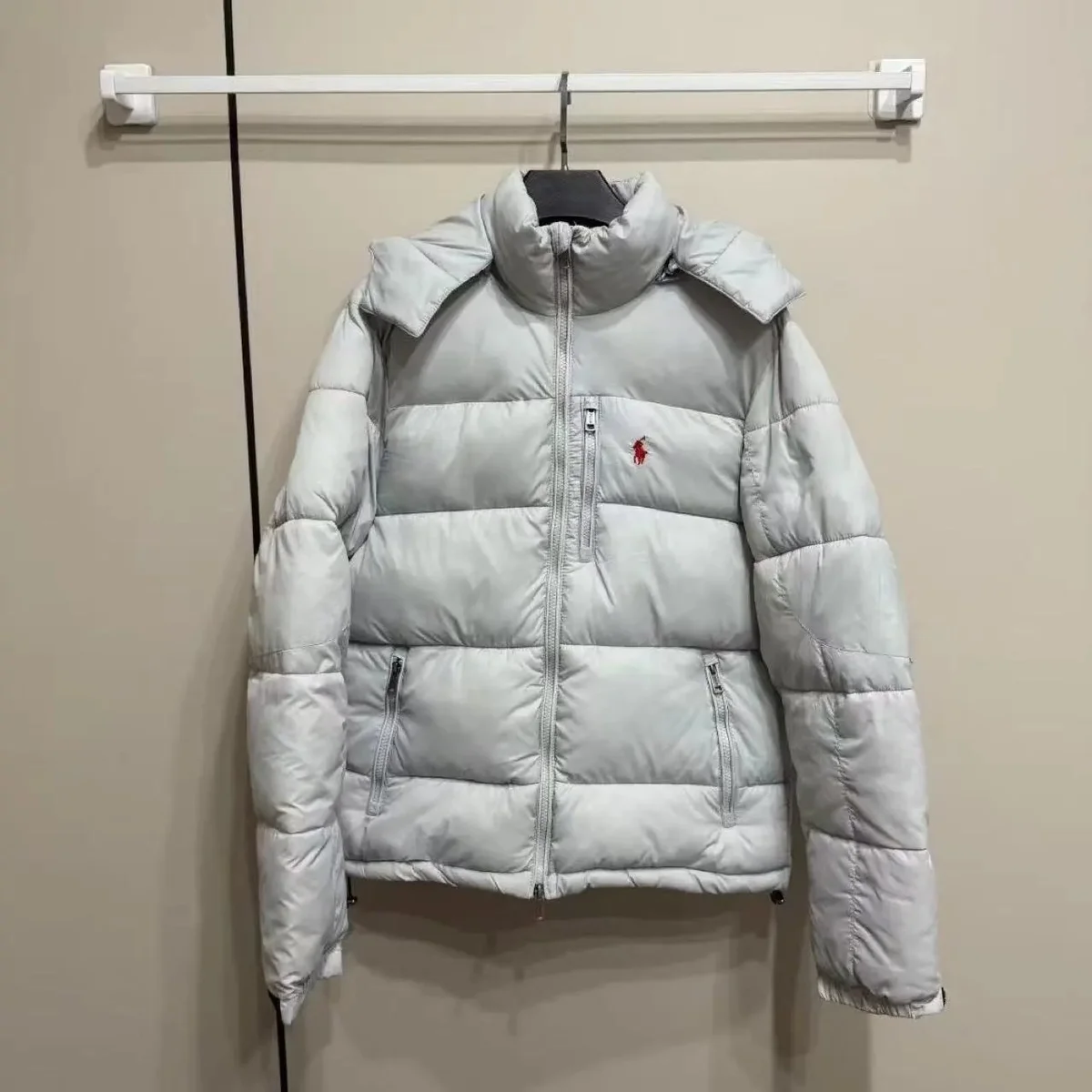 Ralph Lauren Polo Bear Light Grey Parka