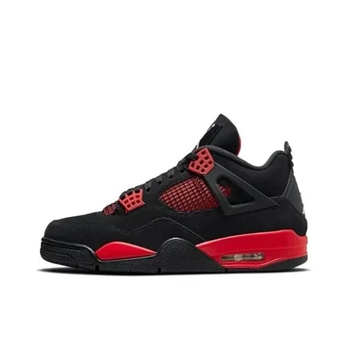 Nike Air Jordan 4 Black/Red Sneakers